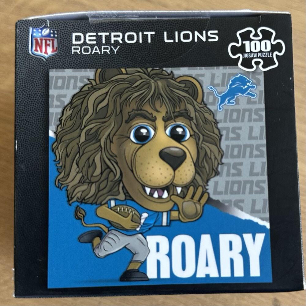 Detroit Lions Mascot Roary NFL 100 Piece Kids Puzzle | New in box